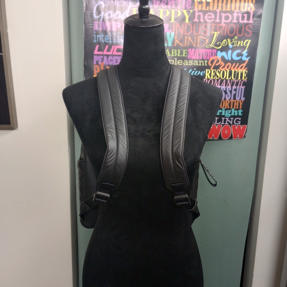 Kate Spade Black Quilted Nylon Backpack!. - Picture 4 of 8